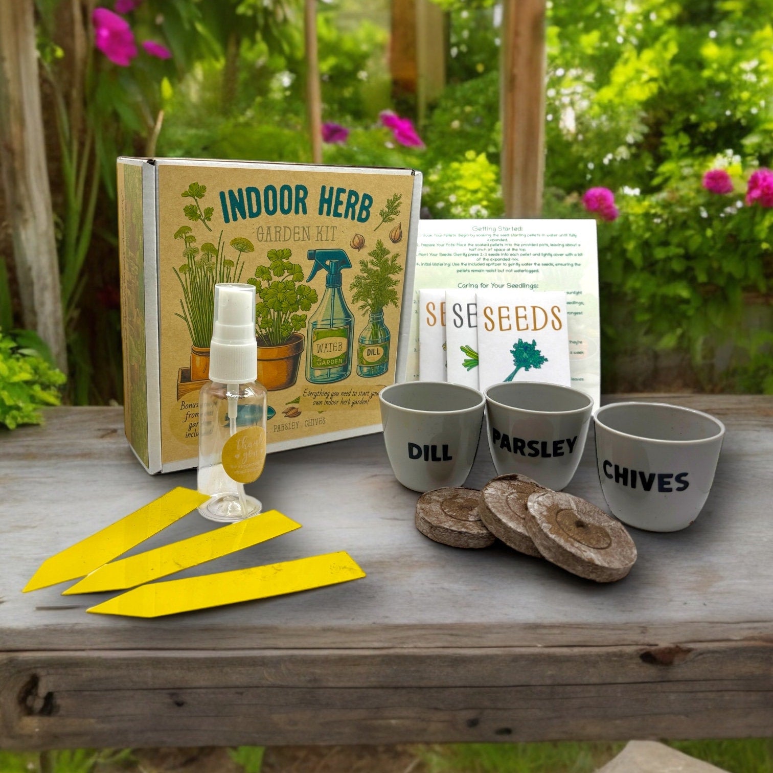 indoor plant seeds canada Indoor Herb Garden Starter Kit Canada