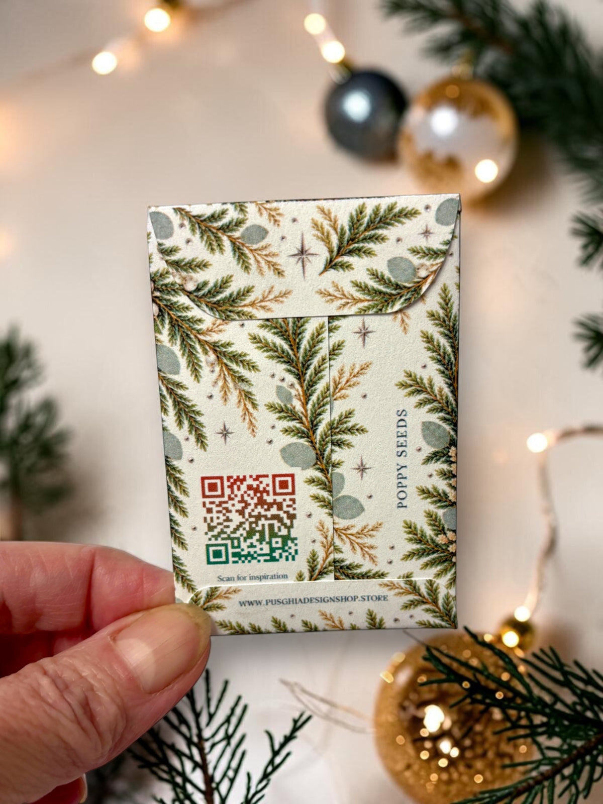 Seed Packages - Christmas - Wish Floral - Poppy Seeds