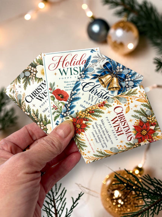 Seed Packages - Christmas - Wish Floral - Poppy Seeds