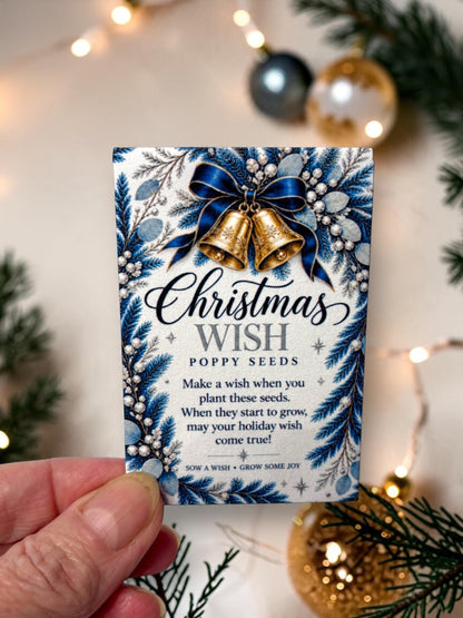 Seed Packages - Christmas - Wish Floral - Poppy Seeds