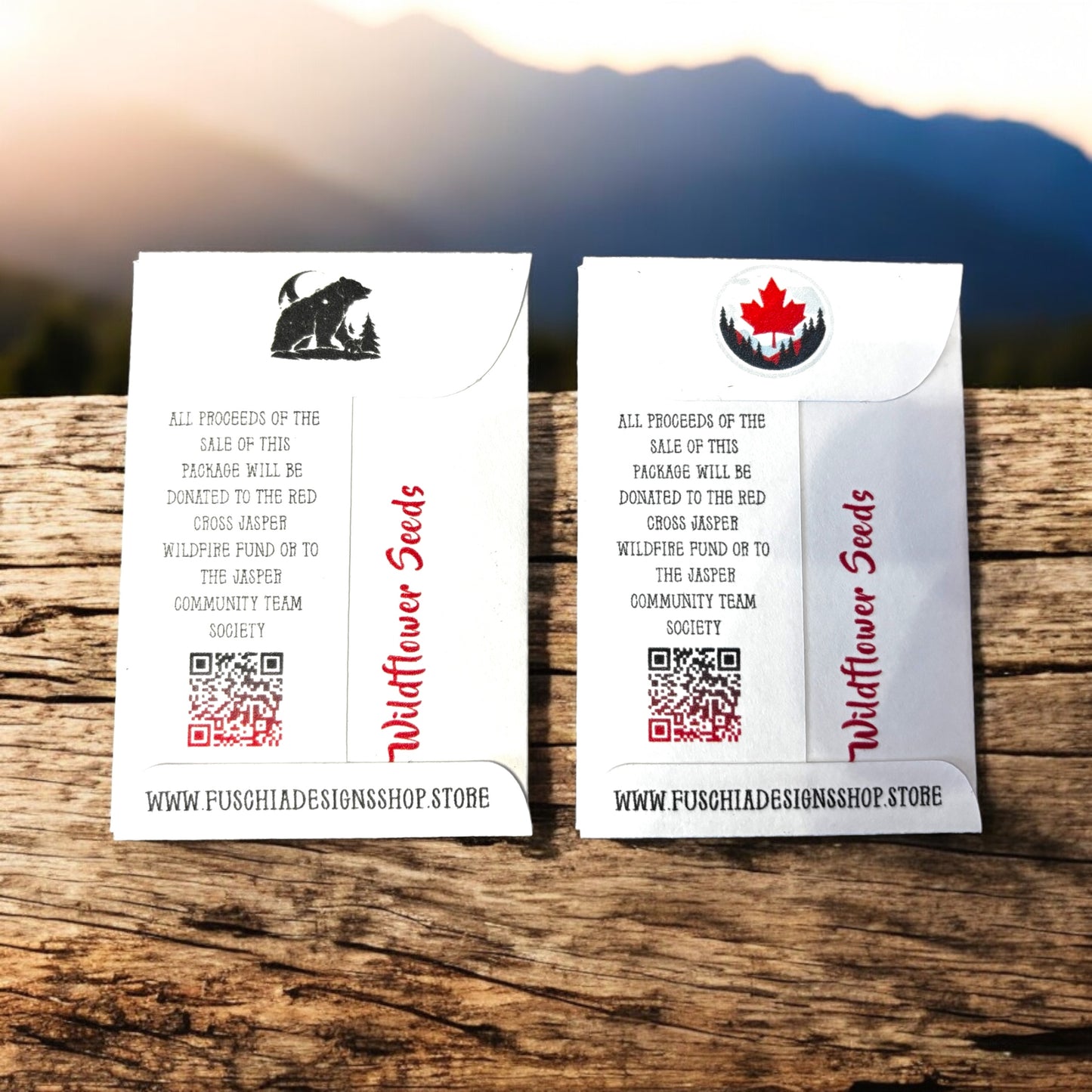 $5.00 Wildflower Seed Packets for Jasper Wildfire Donation