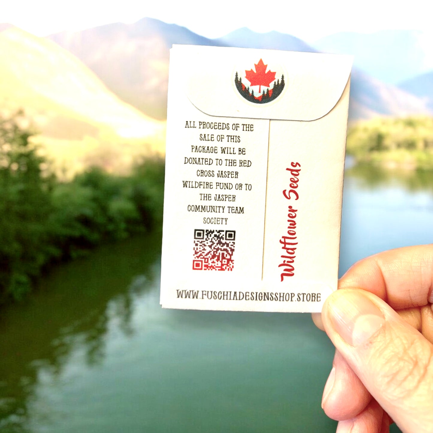 $5.00 Wildflower Seed Packets for Jasper Wildfire Donation