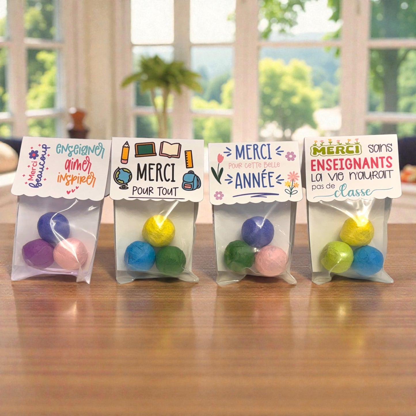 Teacher Appreciation Seed Bombs - FRENCH - 3 Pack