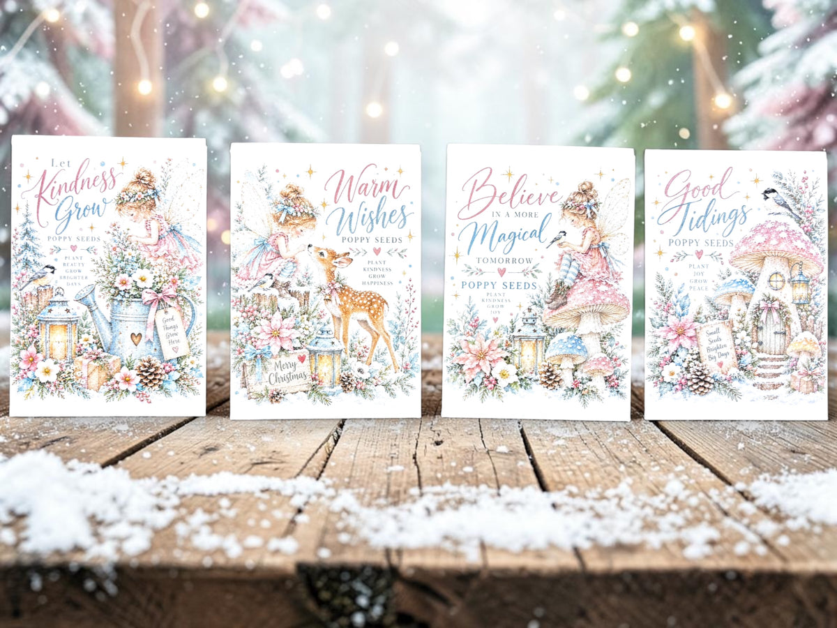 Seed Packages - Christmas Fairy Enchanted Forest - Poppy Seeds