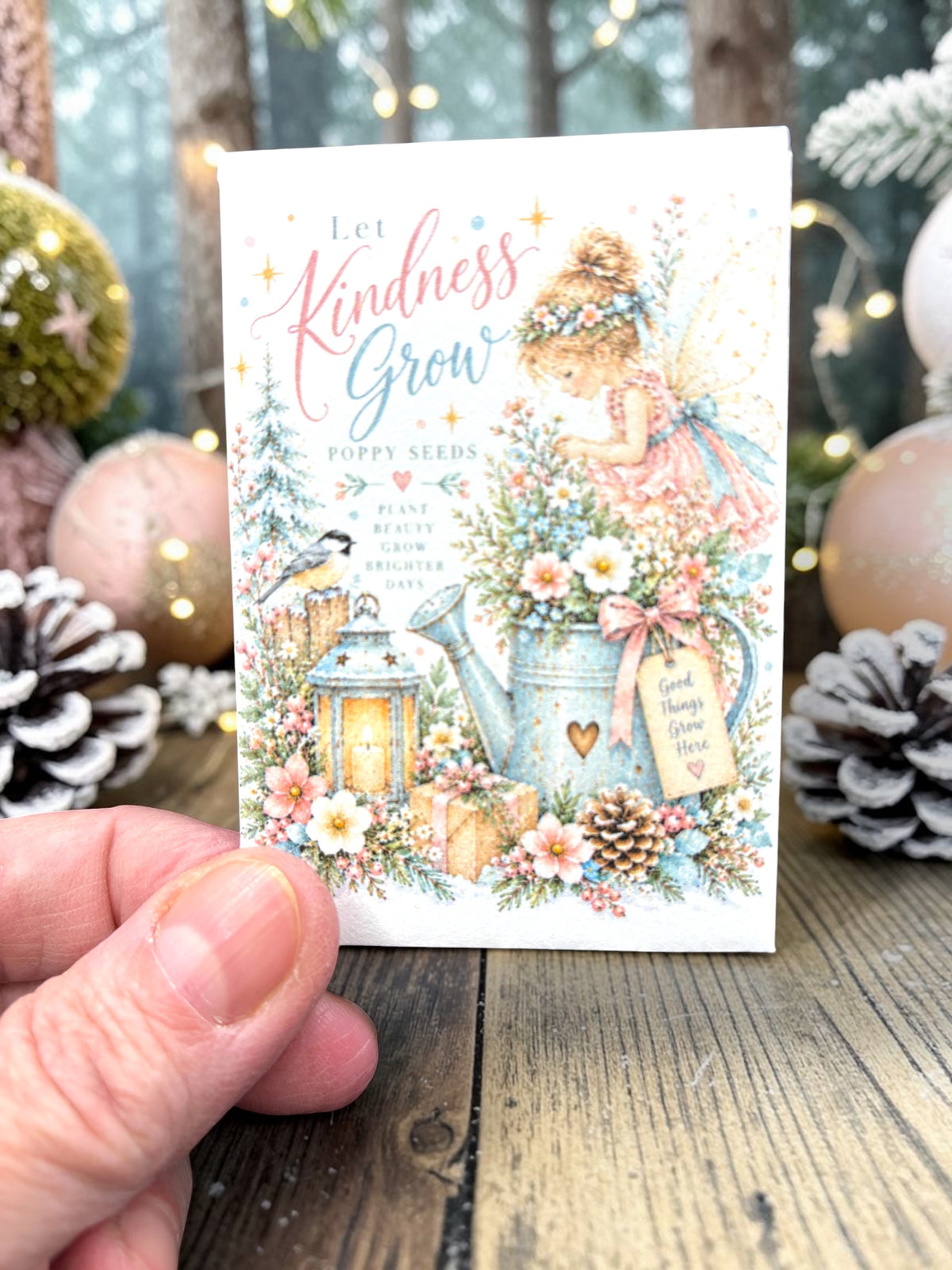Seed Packages - Christmas Fairy Enchanted Forest - Poppy Seeds
