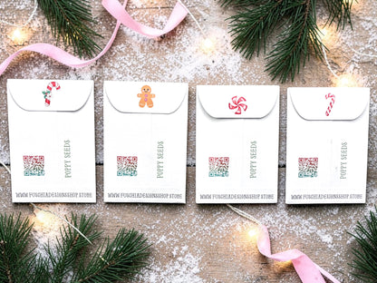 Seed Packages - Christmas Candy Land - Poppy Seeds
