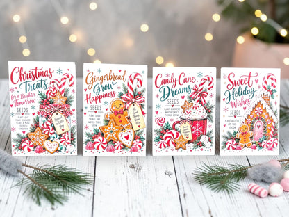 Seed Packages - Christmas Candy Land - Poppy Seeds
