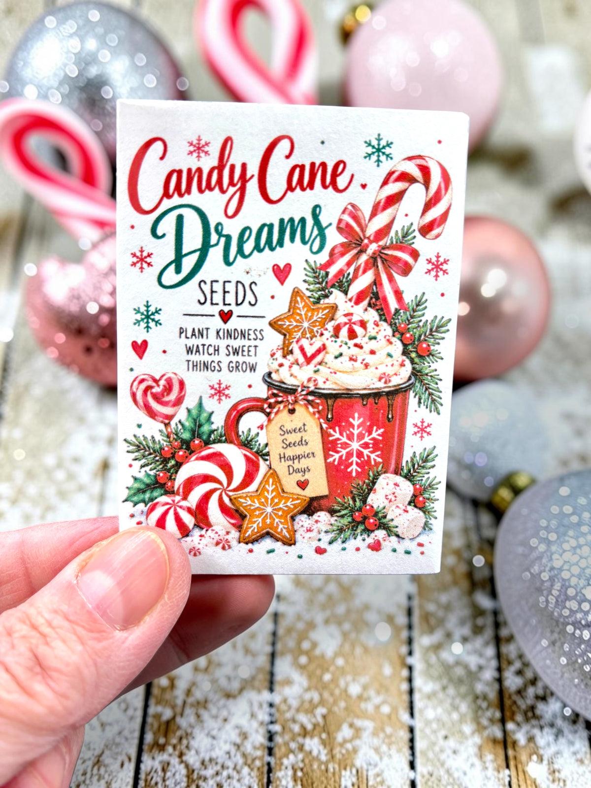 Seed Packages - Christmas Candy Land - Poppy Seeds