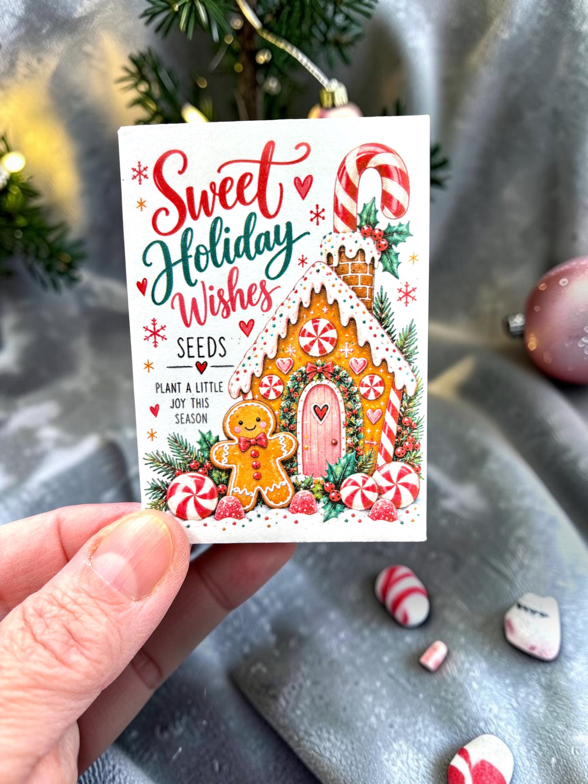 Seed Packages - Christmas Candy Land - Poppy Seeds