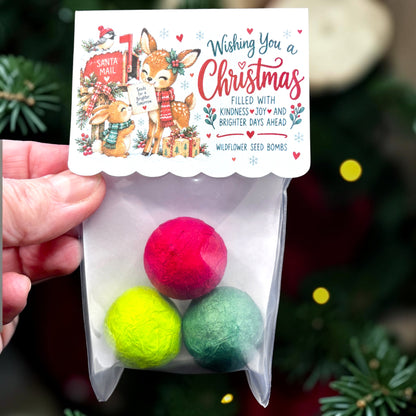 Seed Bombs - 3 Pack - Christmas Themed - Cuddly Critters