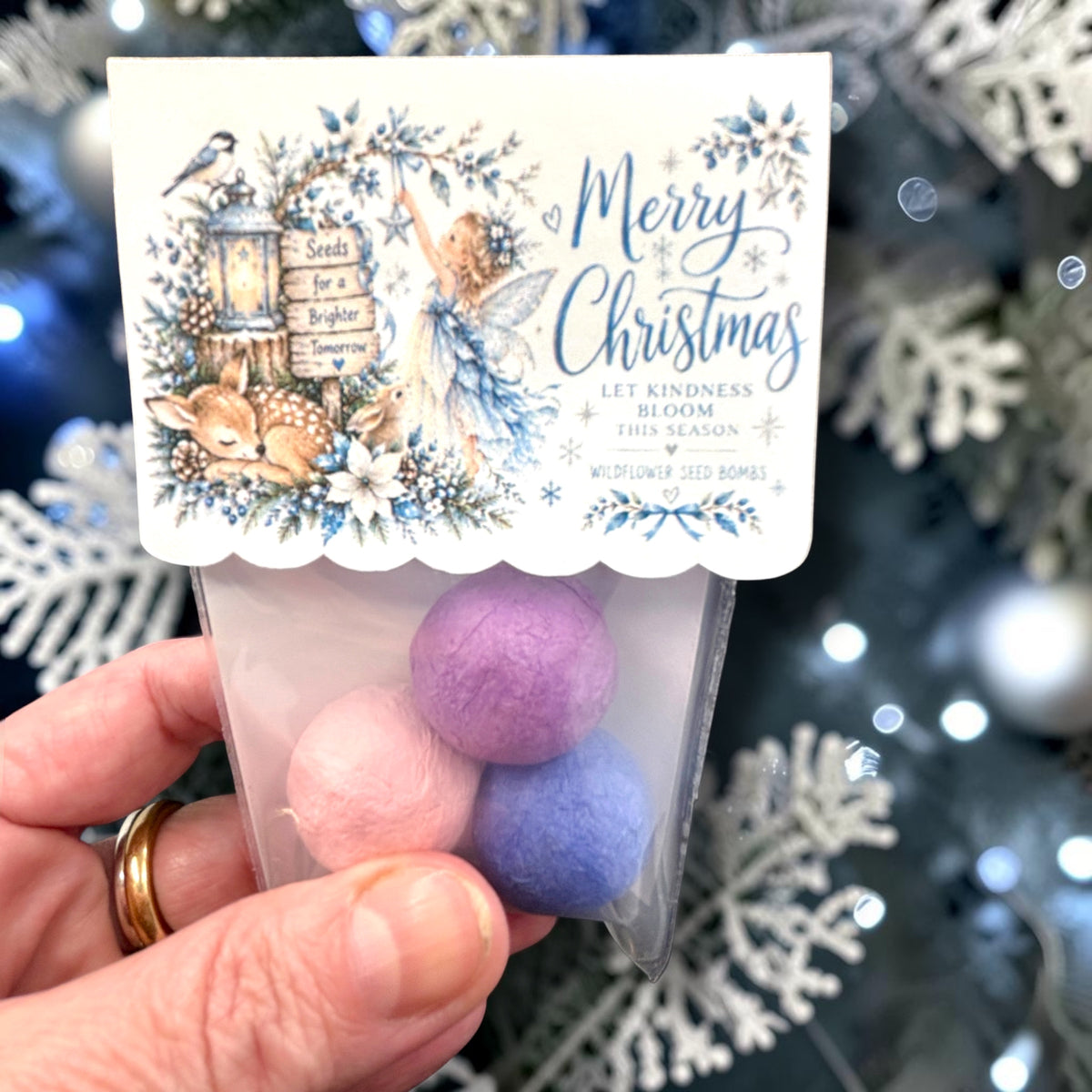 Seed Bombs - 3 Pack - Christmas Themed - Enchanted Forest Fairy