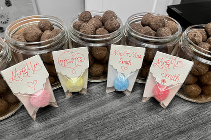 Seed Bombs - Wedding Favors - Thank you gifts - Corporate Appreciation - CUSTOM COLORS - Canadian Wildflower