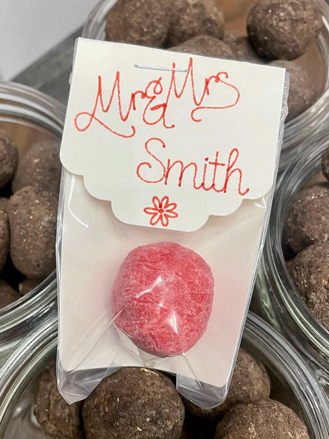 Seed Bombs - Blooming Love: Wedding Favor with pen written Tags - Nature Inspired Gifts - Canadian Wildflower