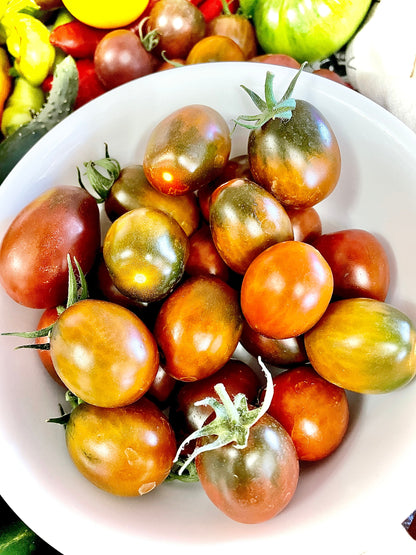 Tomato Seeds - Mixed Cherry and Grape - Yellow, Red, and Purple Heirloom Varieties