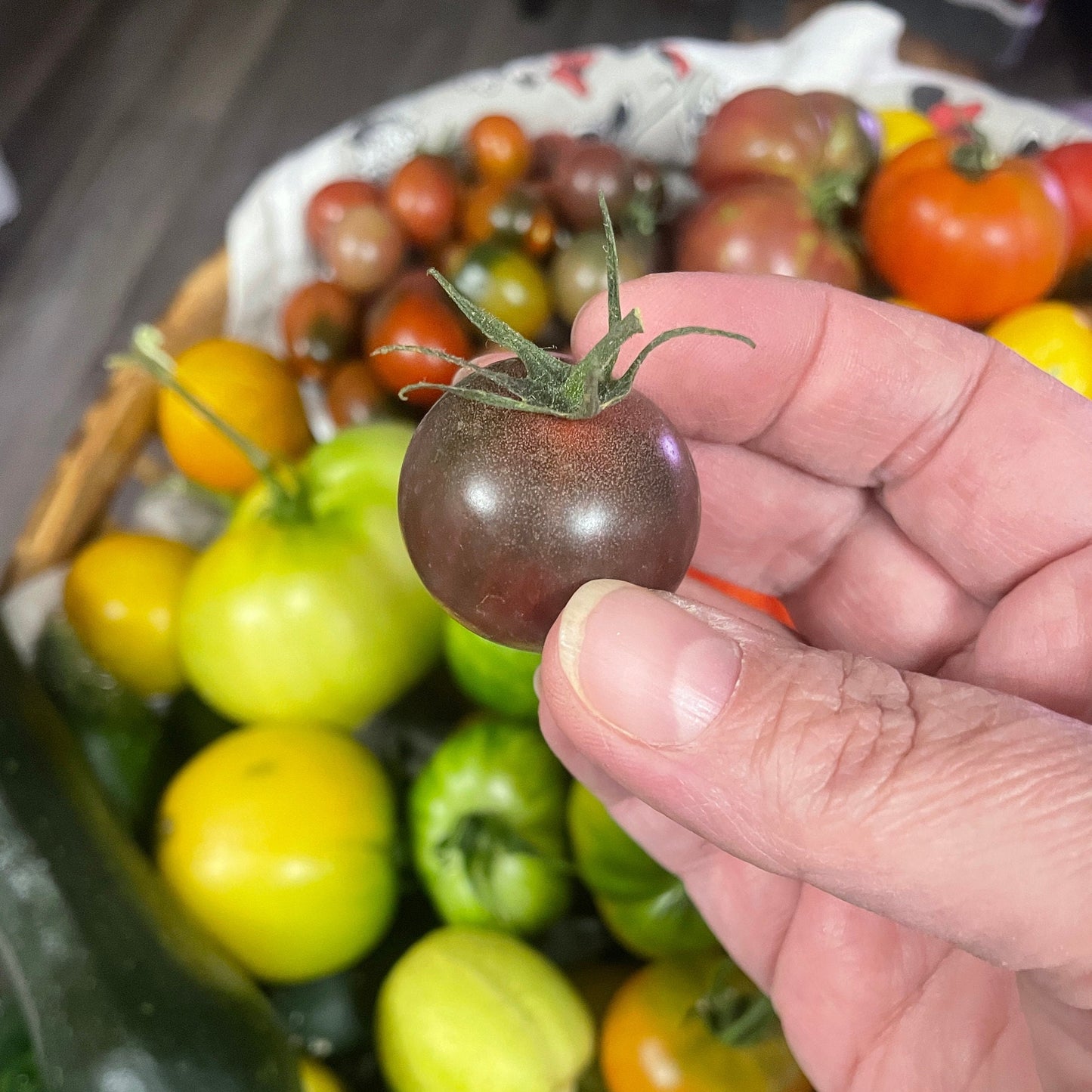 Tomato Seeds - Black Chocolate Cherry - Heirloom