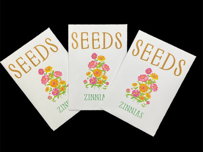 Zinnia - Flower Seeds - Mixed - Unleash a Spectrum of Color in Your Garden