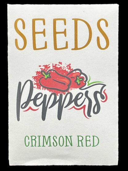 Pepper Seeds - Crimson Red Hot Pepper