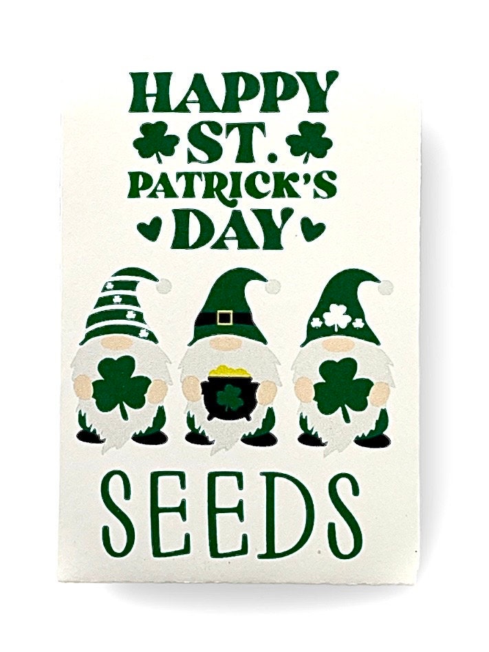 Seed Packet for St. Patrick’s day