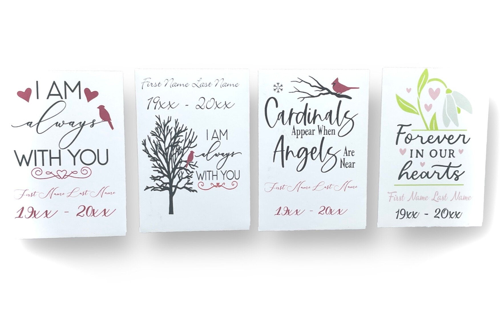 Seed Packets for funeral - Customizable Memorial Seed Packages - plantable memory gift