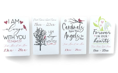 Seed Packets for funeral - Customizable Memorial Seed Packages - plantable memory gift