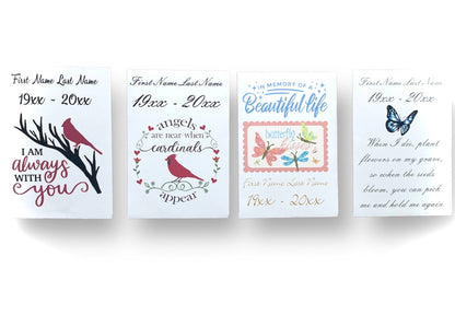 Seed Packets for funeral - Customizable Memorial Seed Packages - plantable memory gift