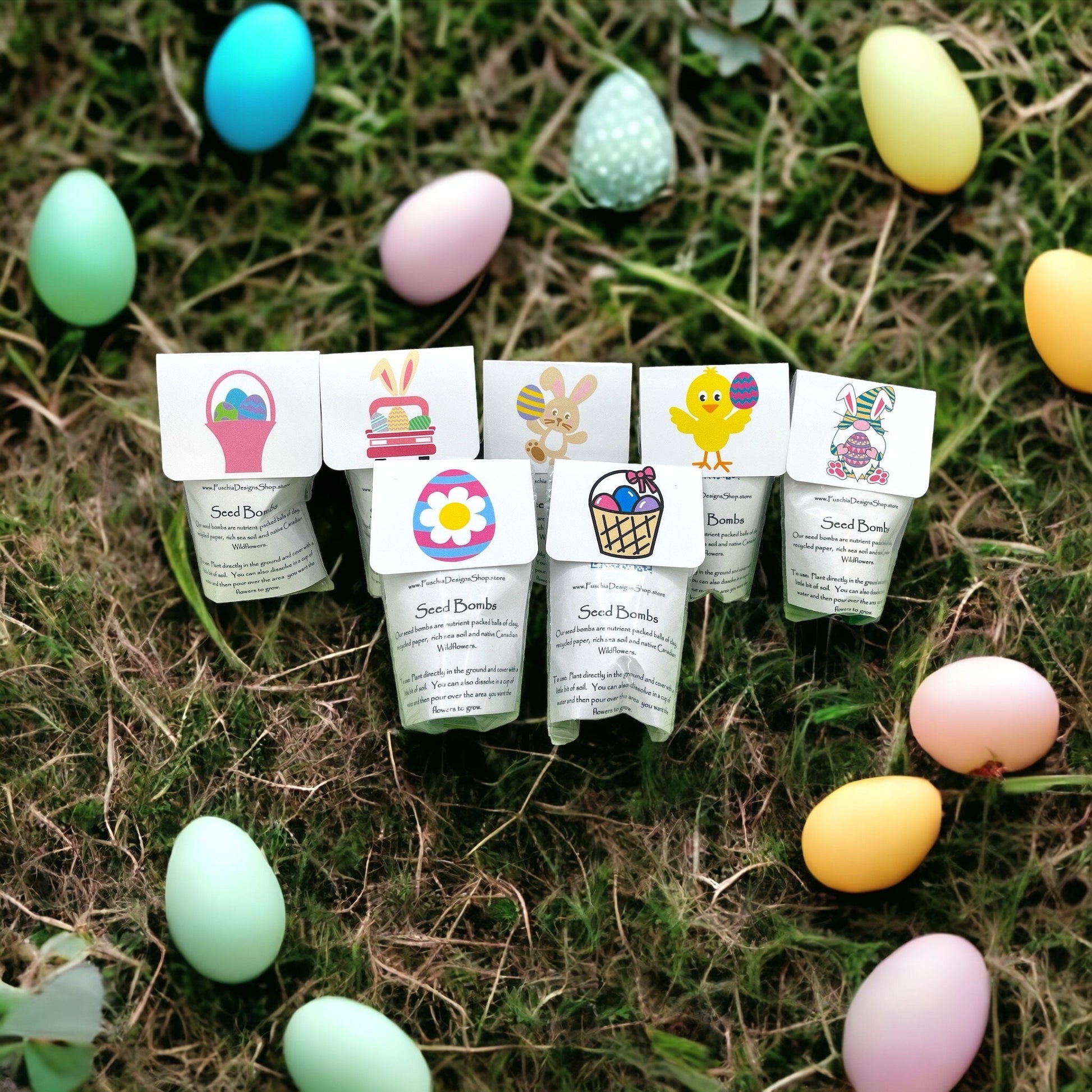 Seed Bombs - Easter Themed - Mixed Colors - Wildflowers