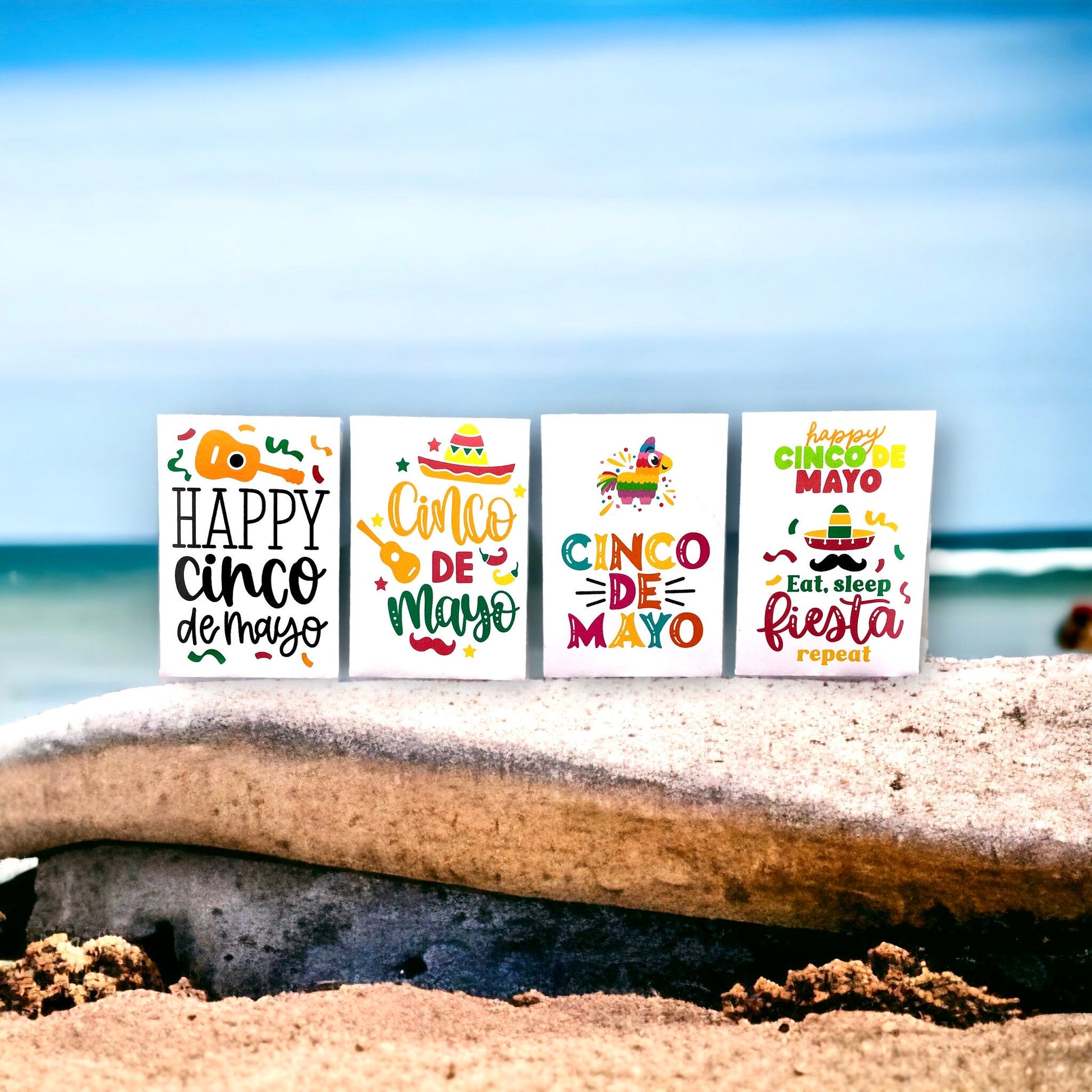 Seed Packets for Cinco de Mayo themed with Mixed Pepper Seeds - Includes 10 Packages of Pepper Seeds