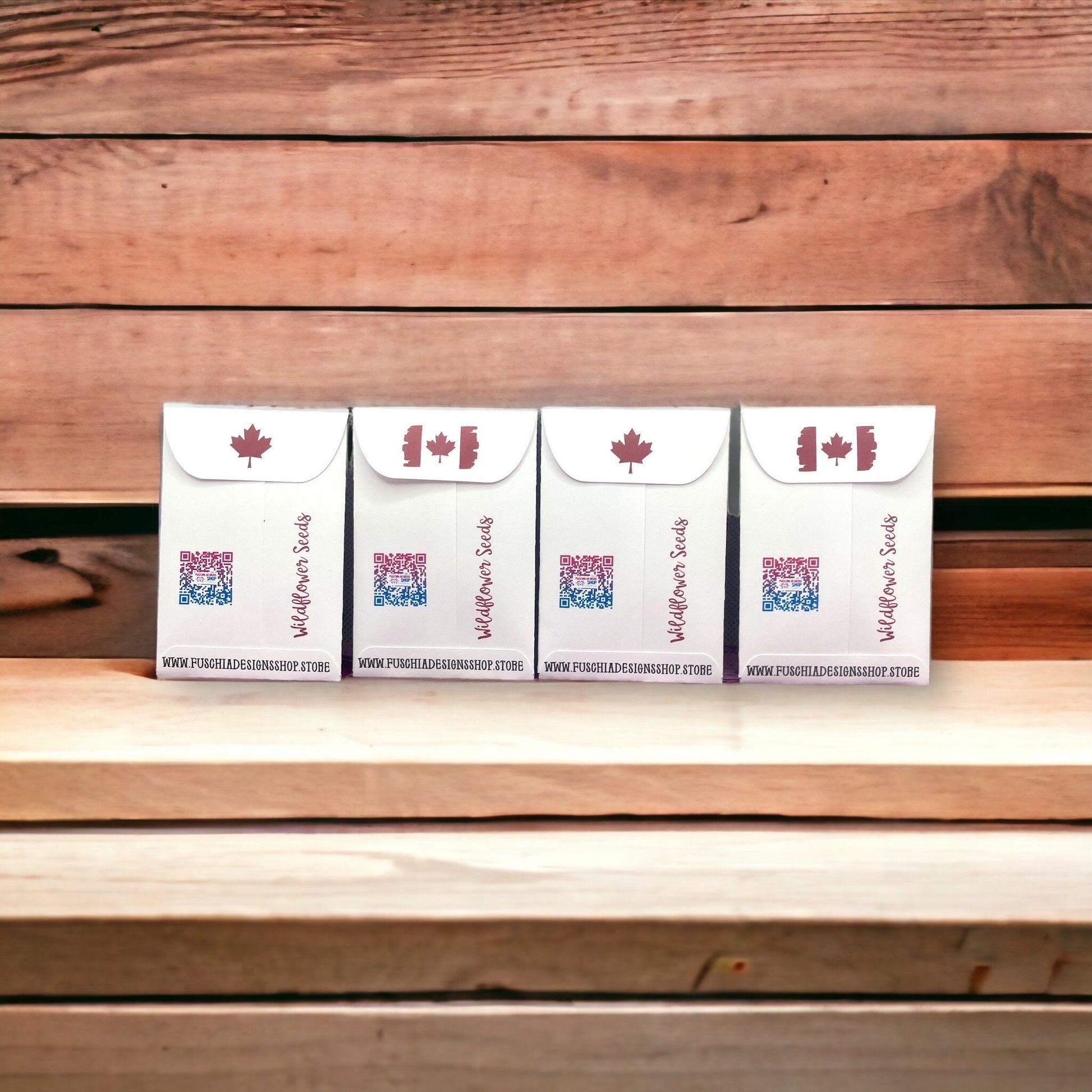 Seed Packet for Canada Day themed - July 1st, 2024 - Includes 10 Packages of Wildflowers Seeds