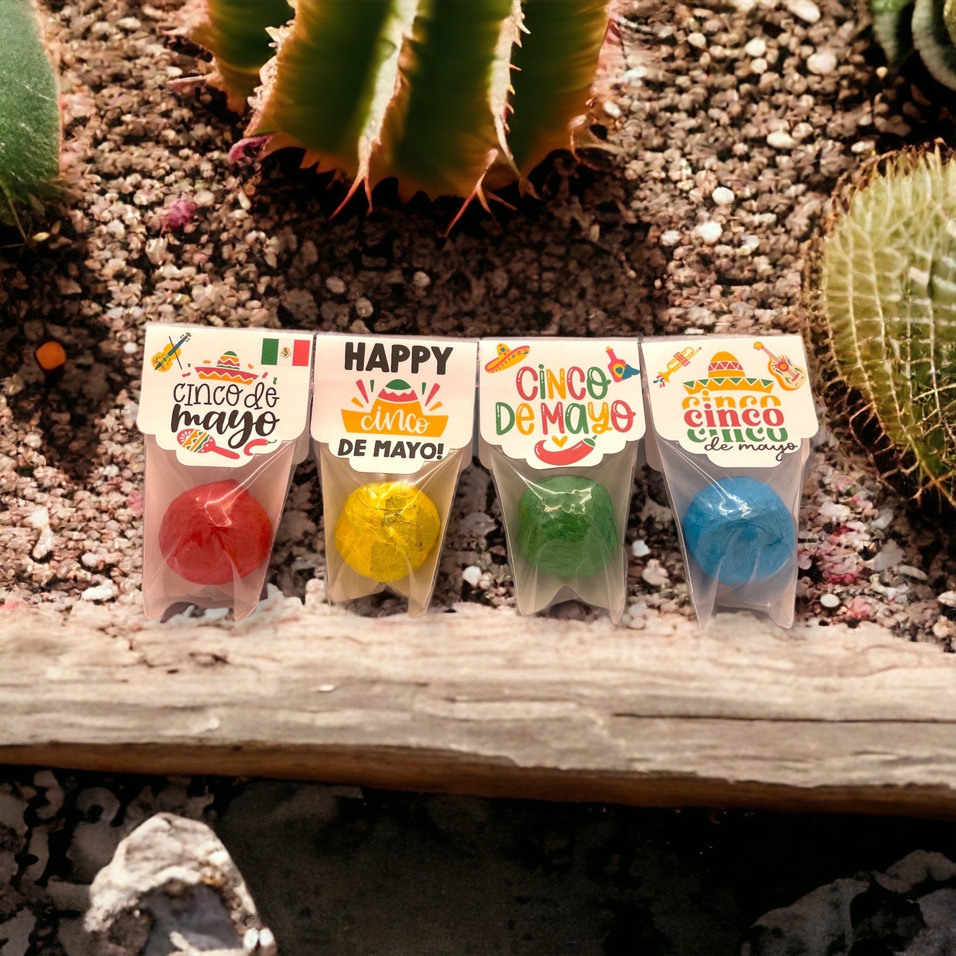 Seed Bombs - Cinco de Mayo Themed - Mixed Colors - Wildflowers