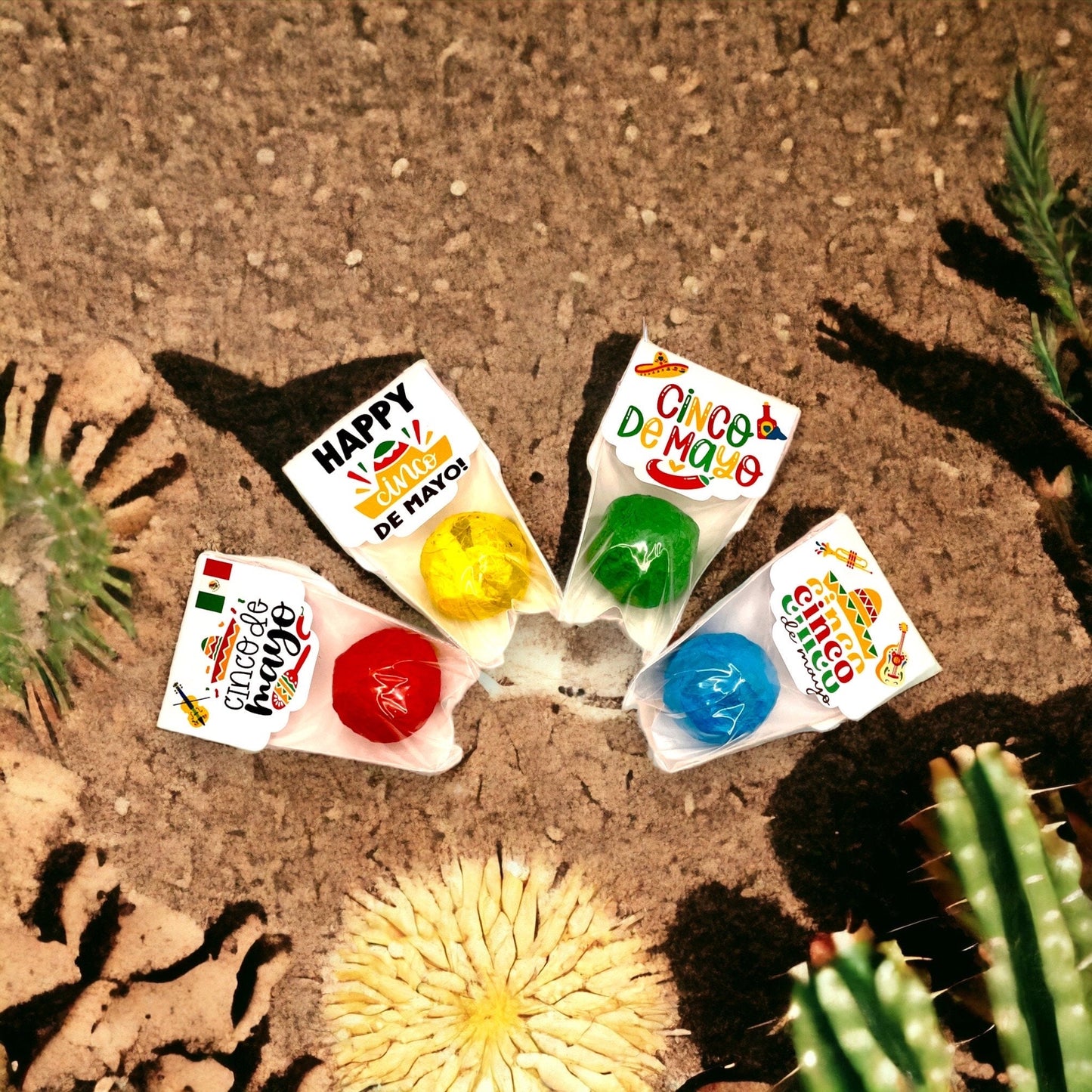 Seed Bombs - Cinco de Mayo Themed - Mixed Colors - Wildflowers