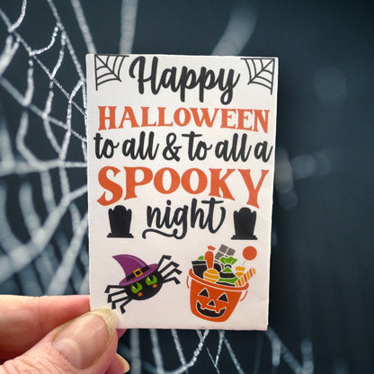 Seed Packets for Halloween - Themed for Party Favors or Trick or Treaters - Includes 10 Packages of Pumpkin Seeds