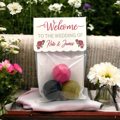 Seed Bombs - Wedding Favors - Thank you gifts - Corporate Appreciation - CUSTOM COLORS - Canadian Wildflower - 3 per pack