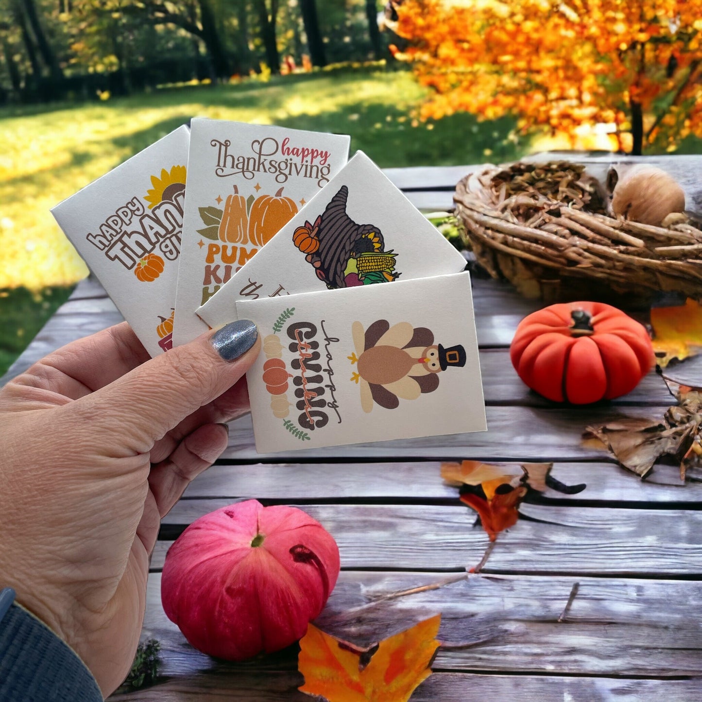 Seed Packets for Thanksgiving - Includes 10 Packages of Seeds