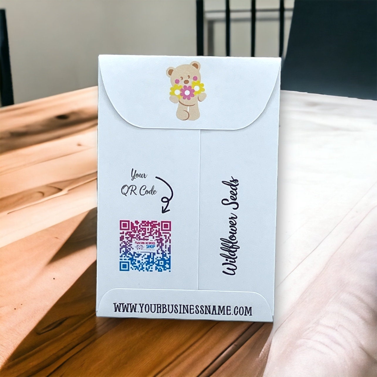 Seed Packets for Small Business Promotional - Customizable with Wildflowers