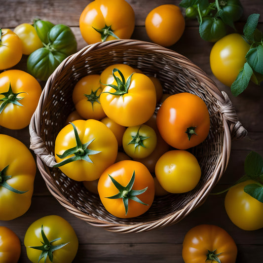 Tomato Seeds - Mixed Heirloom - ALL YELLOW varieties