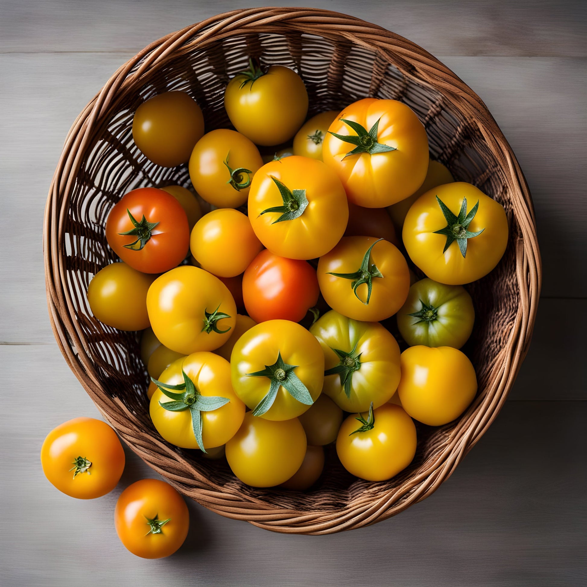 Tomato Seeds - Mixed Heirloom - ALL YELLOW varieties