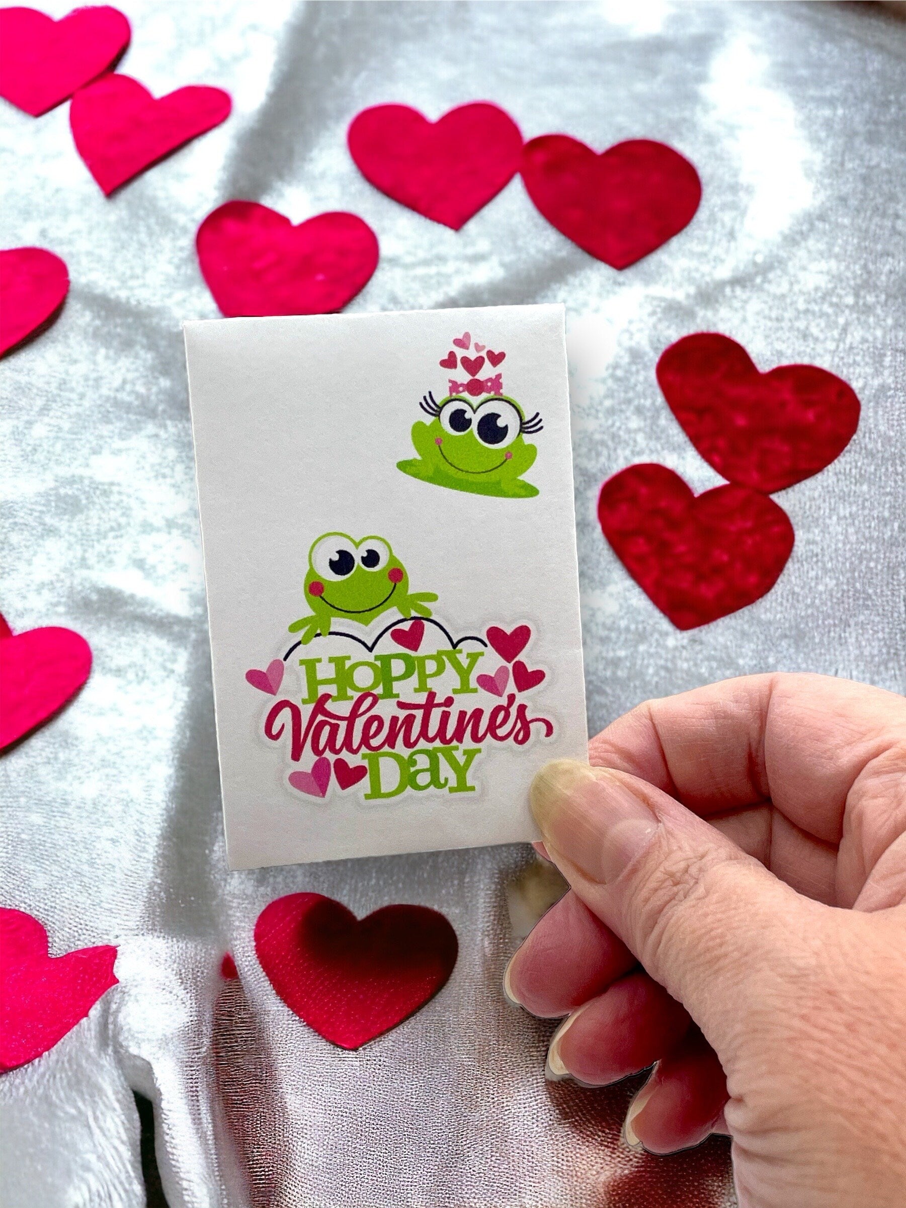 Seed Packets for Valentine’s Day Gift for Kids - Includes Seeds - 10 Packages