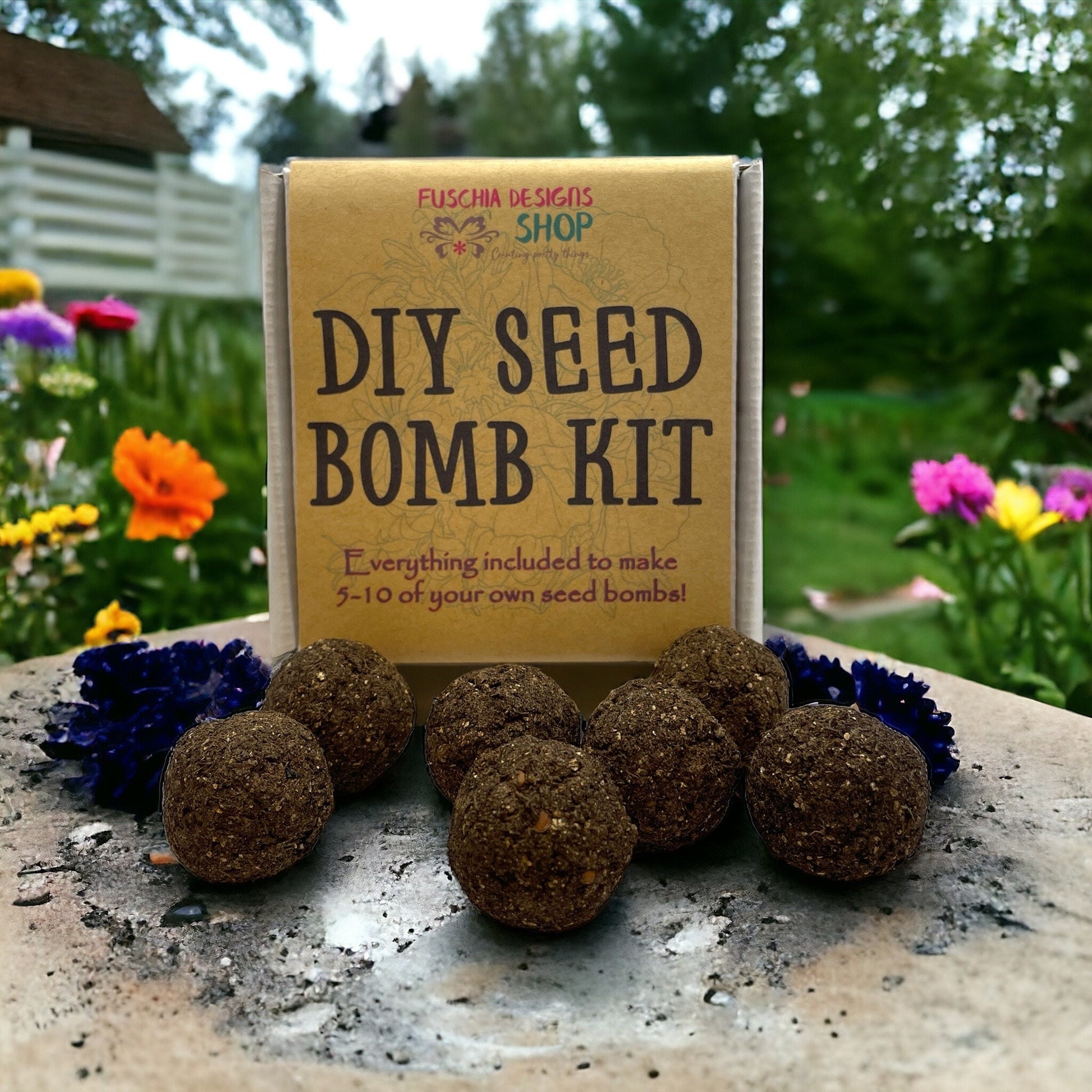 wildflower seed bomb kit Kit - Seed Bomb - DIY Kits - Create your own Green Oasis