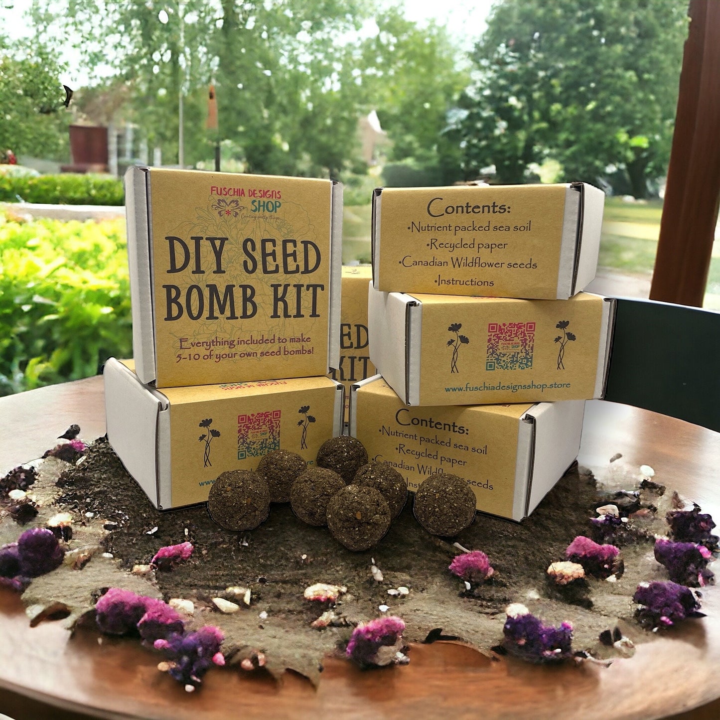 Seed Bomb - DIY Kits - Create your own Green Oasis - Canadian Wildflower