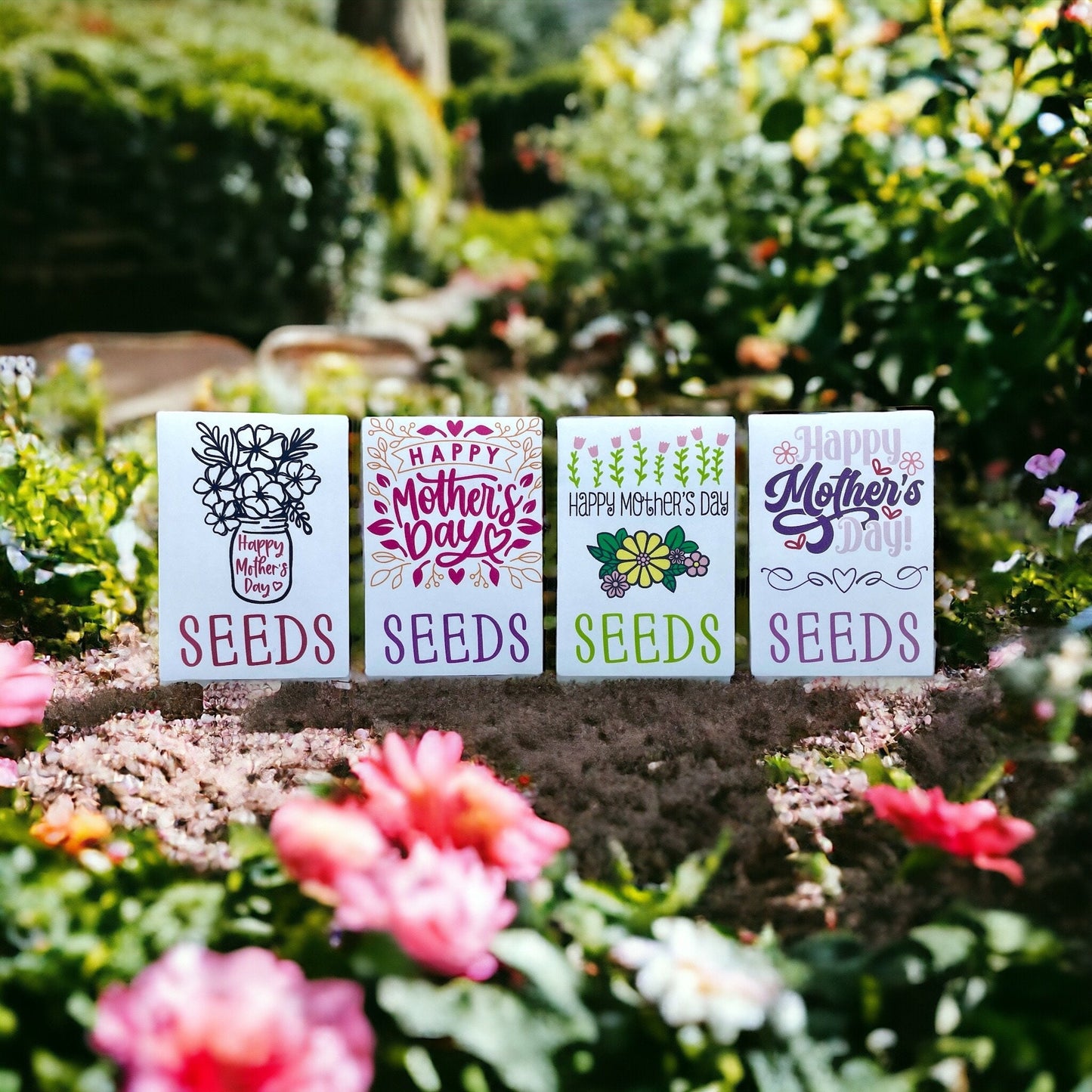 Seed Packets for Mother’s Day - Includes 10 Packages of Poppy Seeds