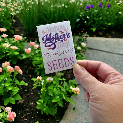 Seed Packets for Mother’s Day - Includes 10 Packages of Poppy Seeds