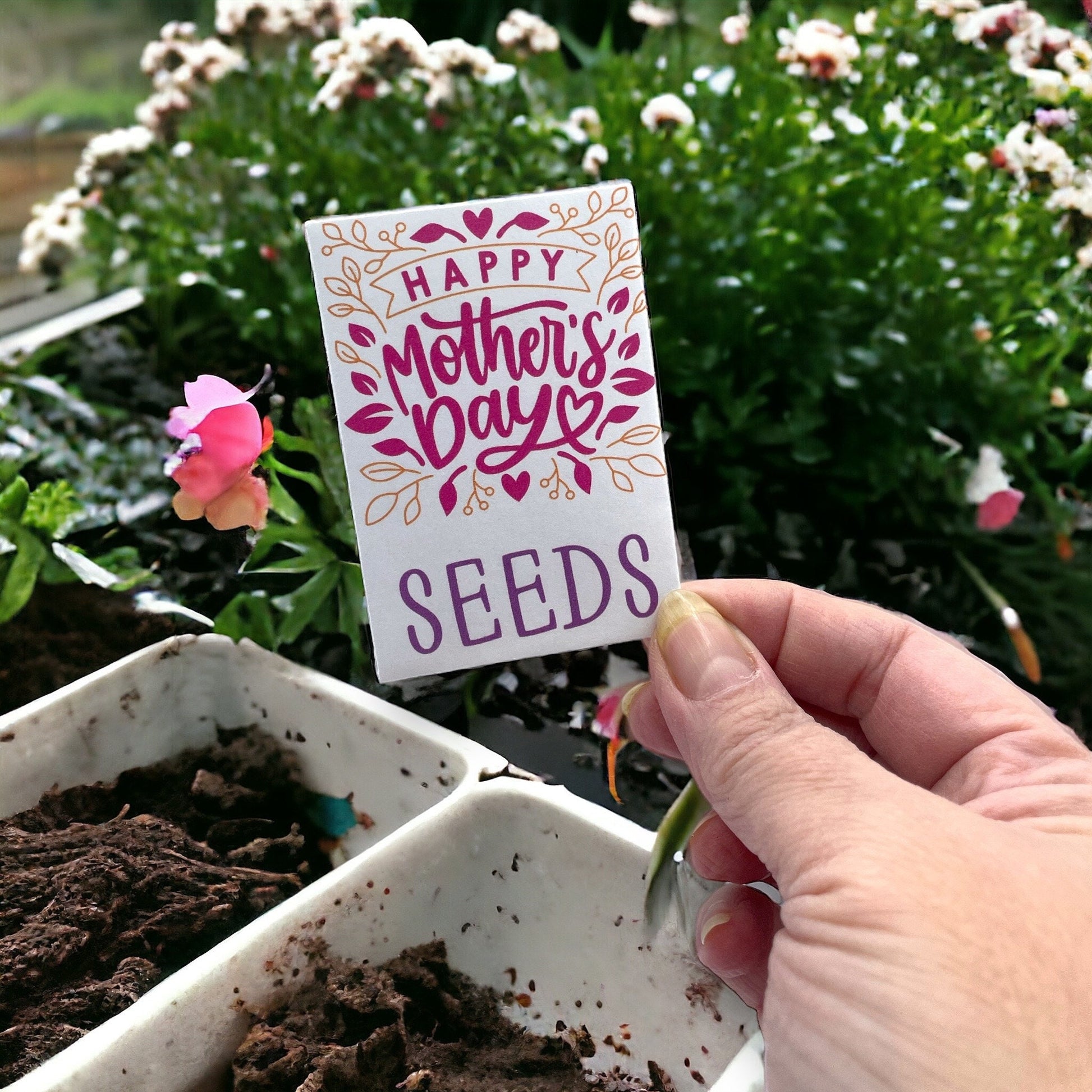 Seed Packets for Mother’s Day - Includes 10 Packages of Poppy Seeds