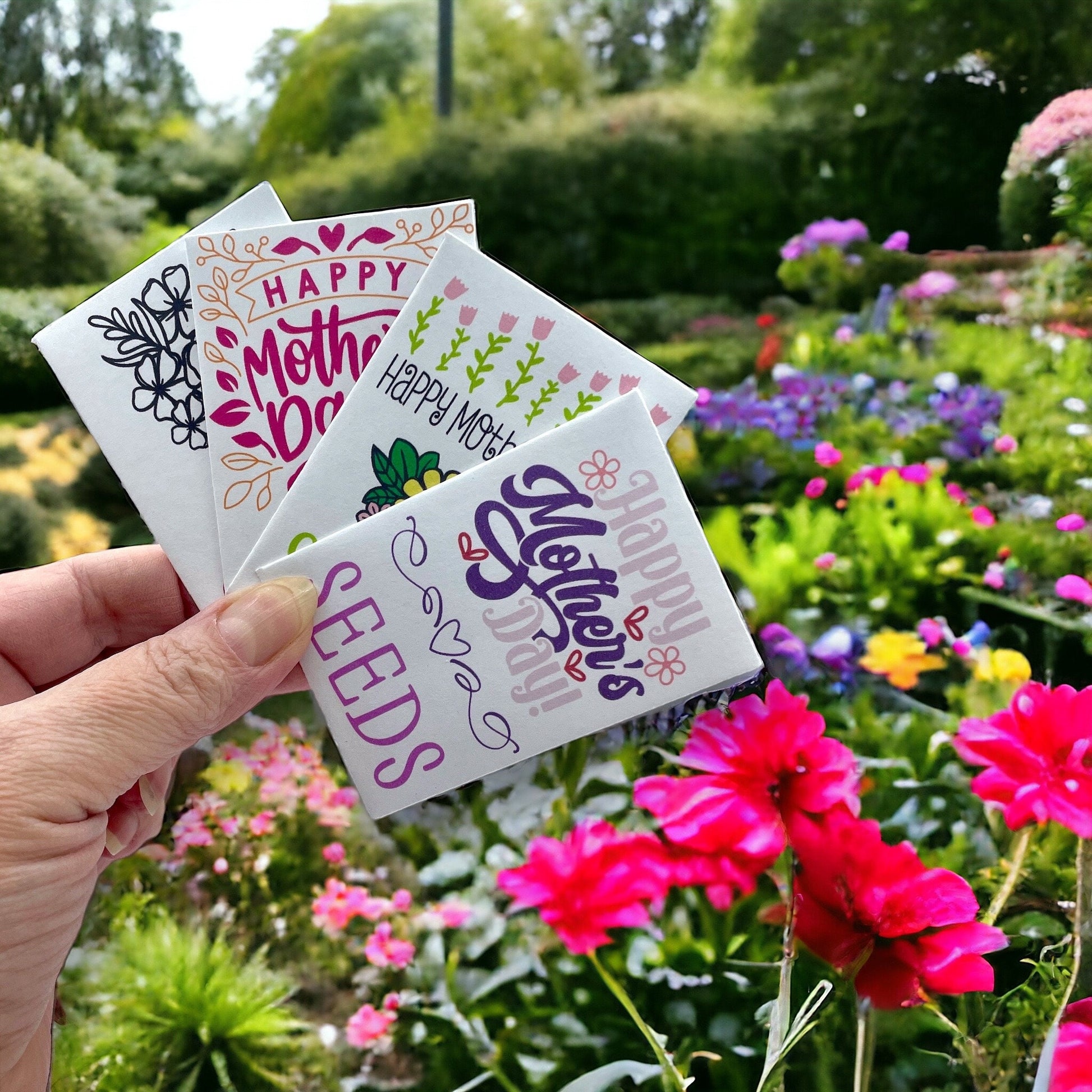 Seed Packets for Mother’s Day - Includes 10 Packages of Poppy Seeds