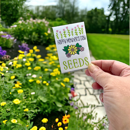 Seed Packets for Mother’s Day - Includes 10 Packages of Poppy Seeds