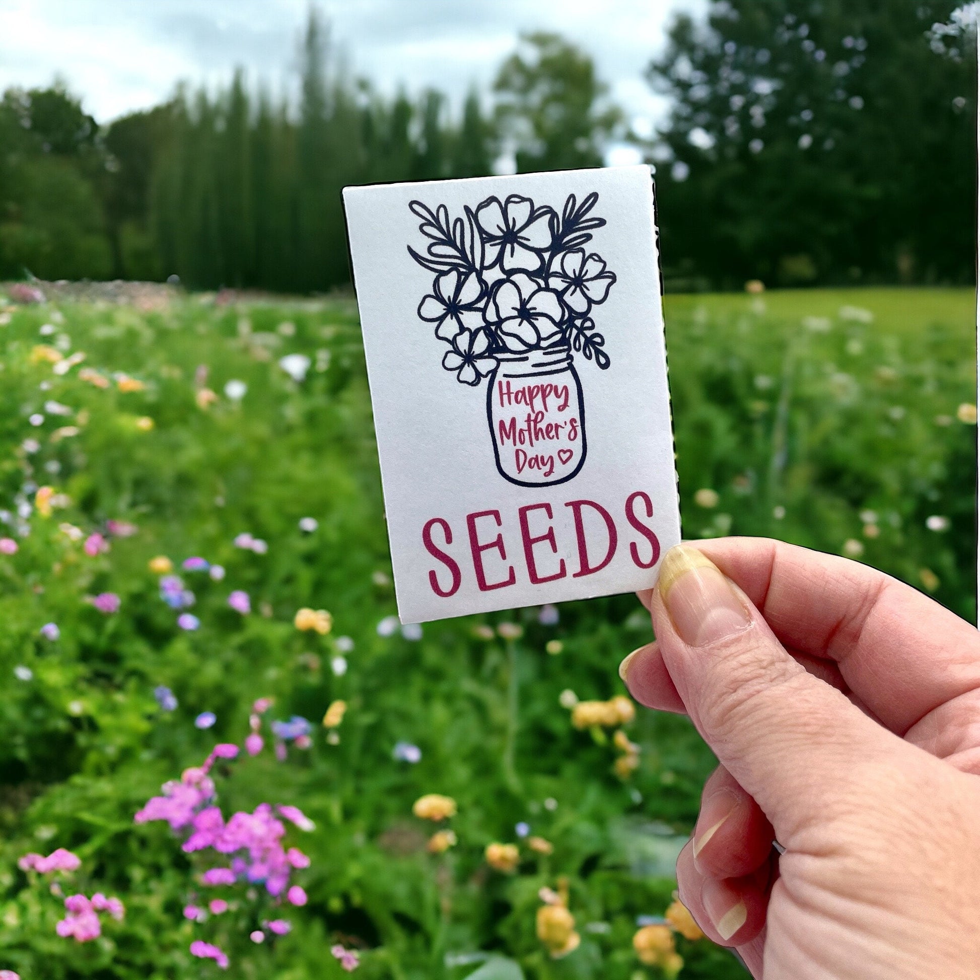 Seed Packets for Mother’s Day - Includes 10 Packages of Poppy Seeds