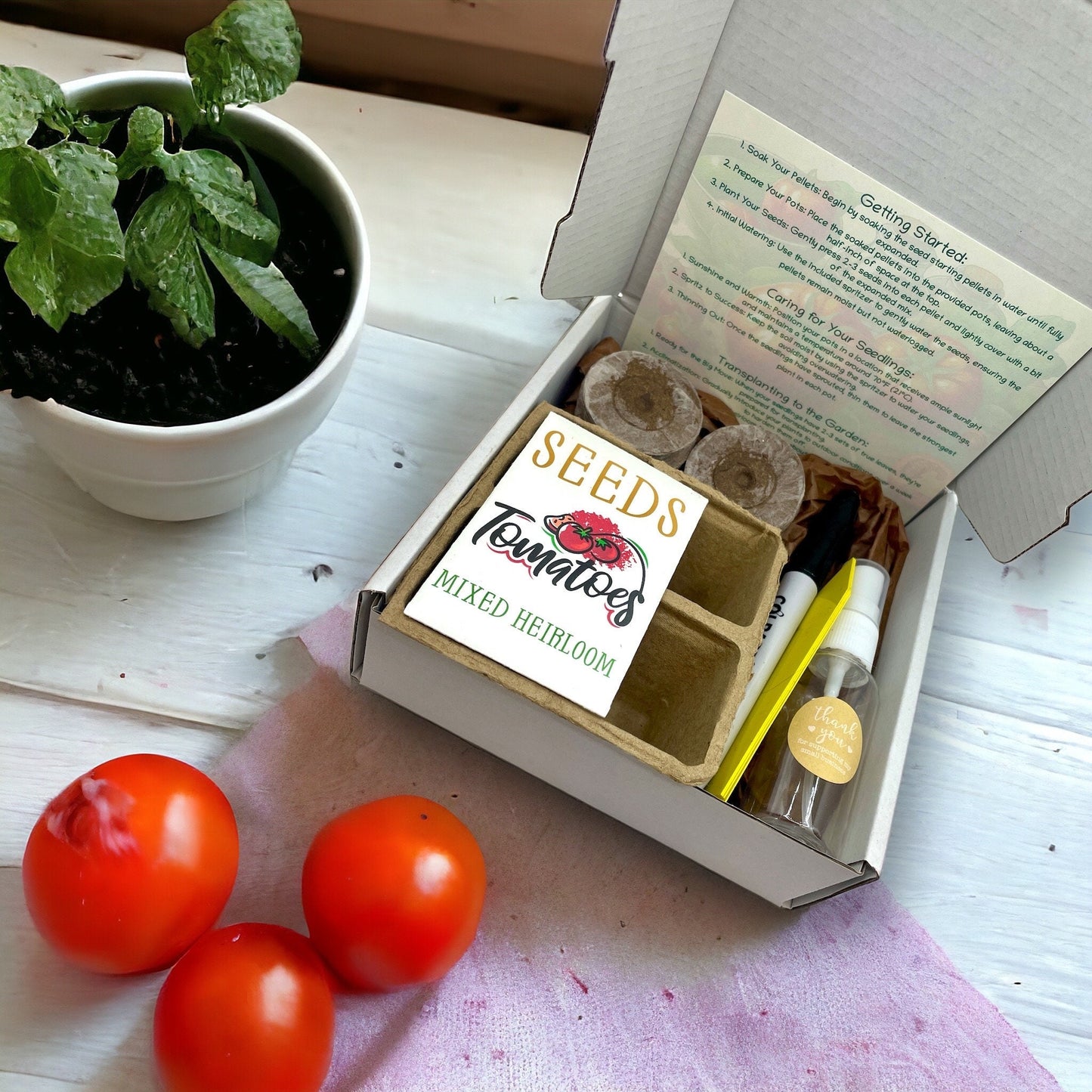 Heirloom Tomato Starter Kit: Grow Your Own Delicious Heritage Tomatoes