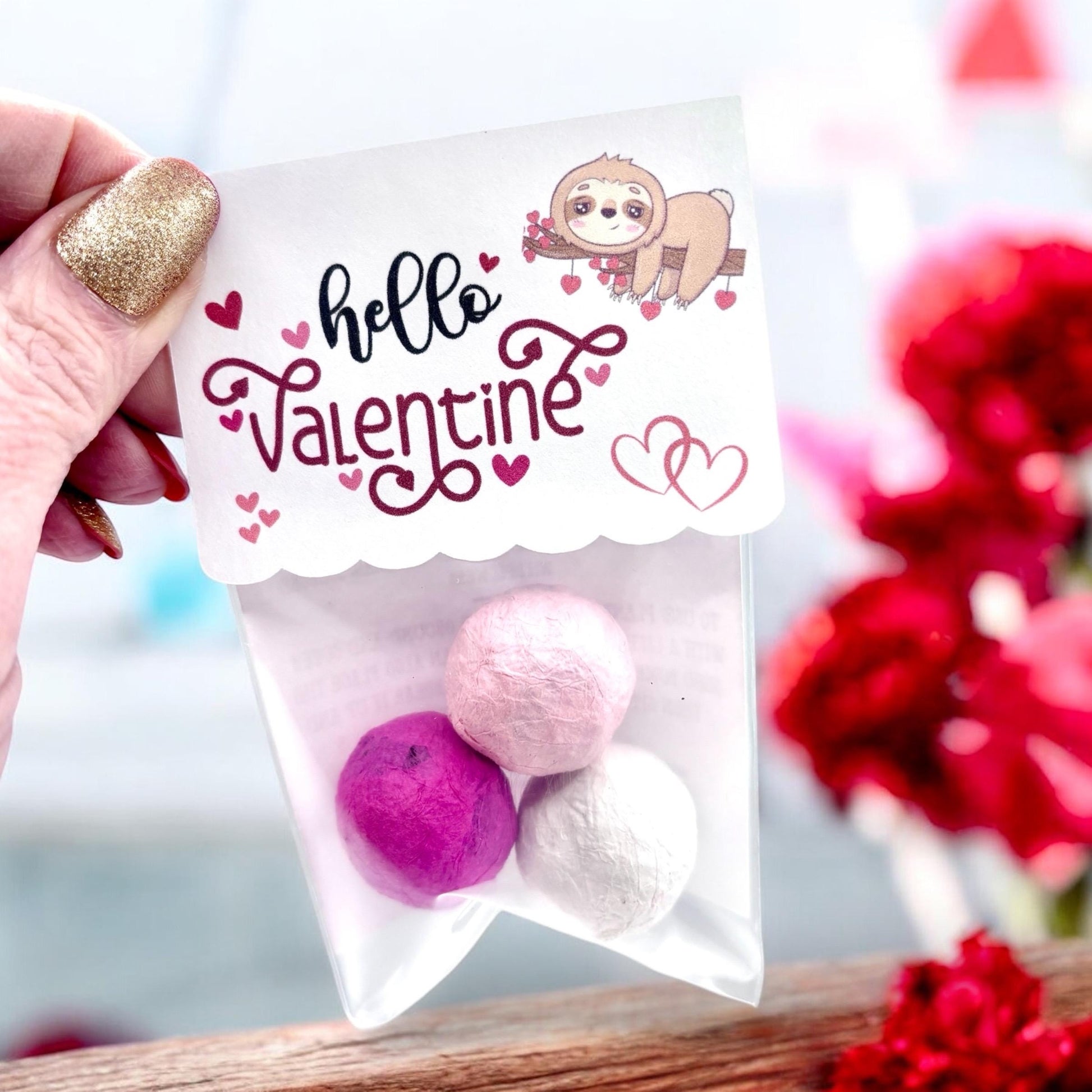 Seed Bombs - 3 Pack - Valentines Day Themed - Red, Pink, Patterned, or White - Canadian Wildflower