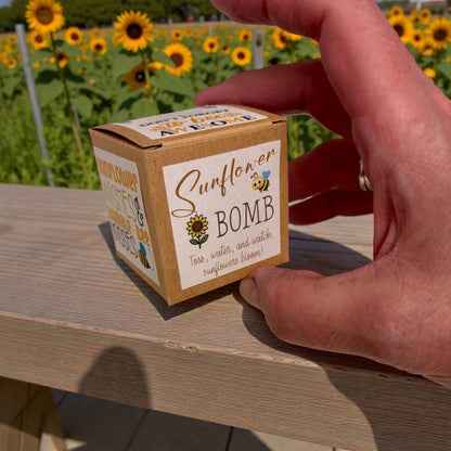 Sunflower Seed Bomb Box | Teacher Appreciation | Garden Party Favor | Grow Sunflowers