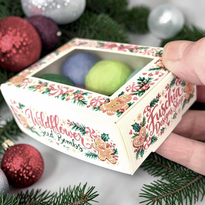 Seed Bombs – 6 pack - Christmas Gift Box – Wildflower Seeds