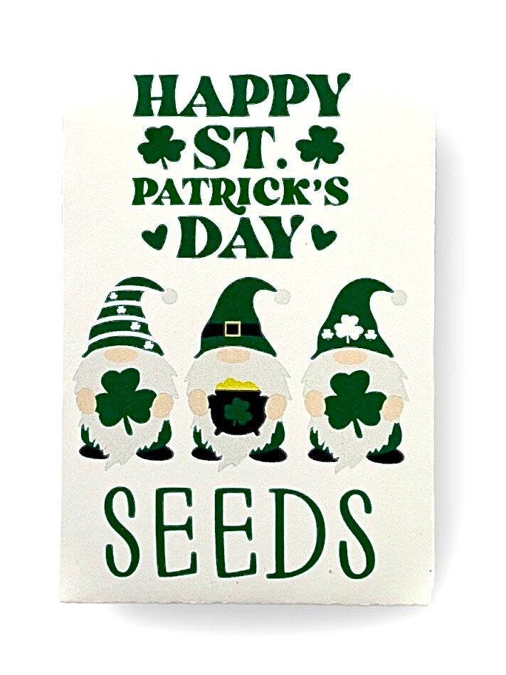 10 Pack - St. Patrick's Day seed package with Blanket Flower